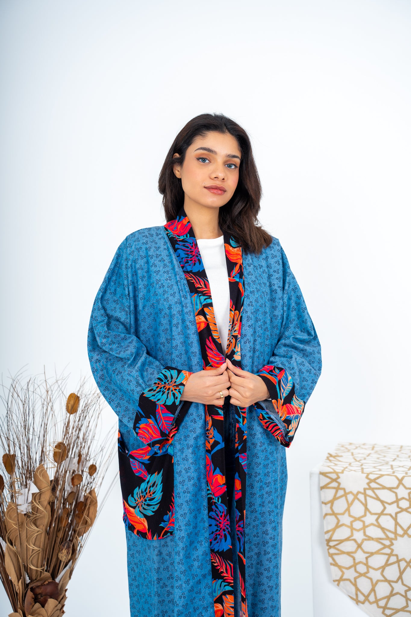 Blue kaftan