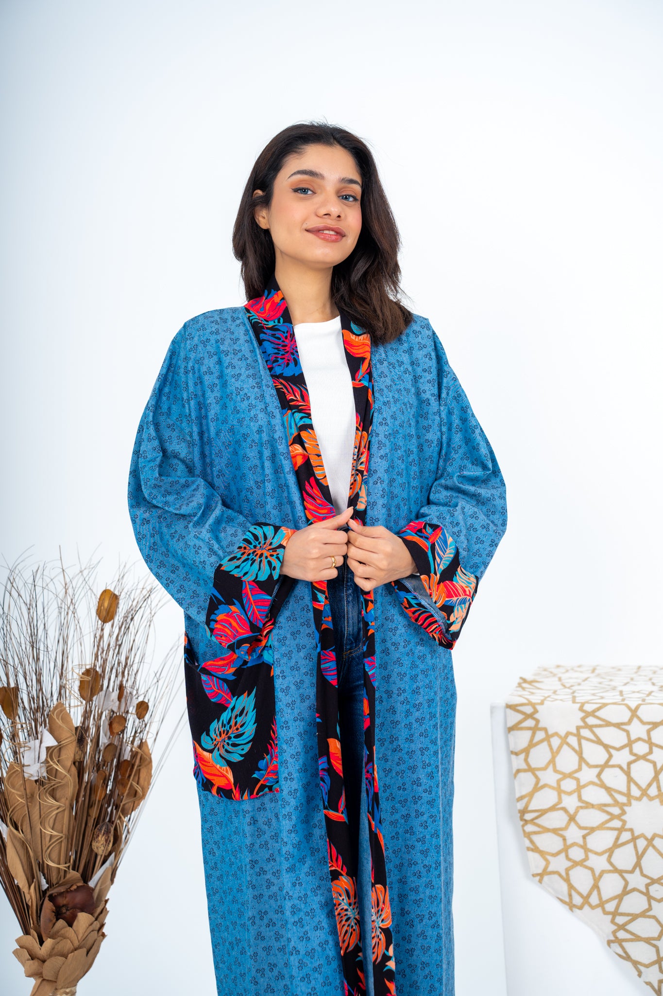 Blue kaftan