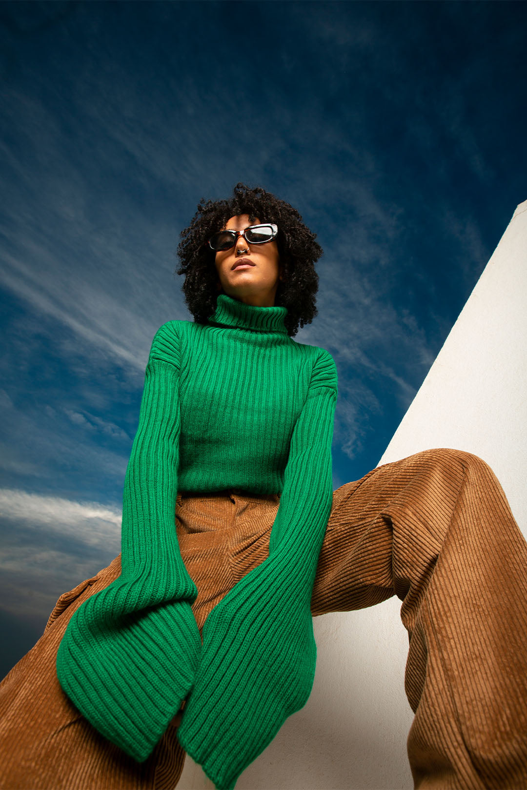 TurtleNeckKnitJumper-Green
